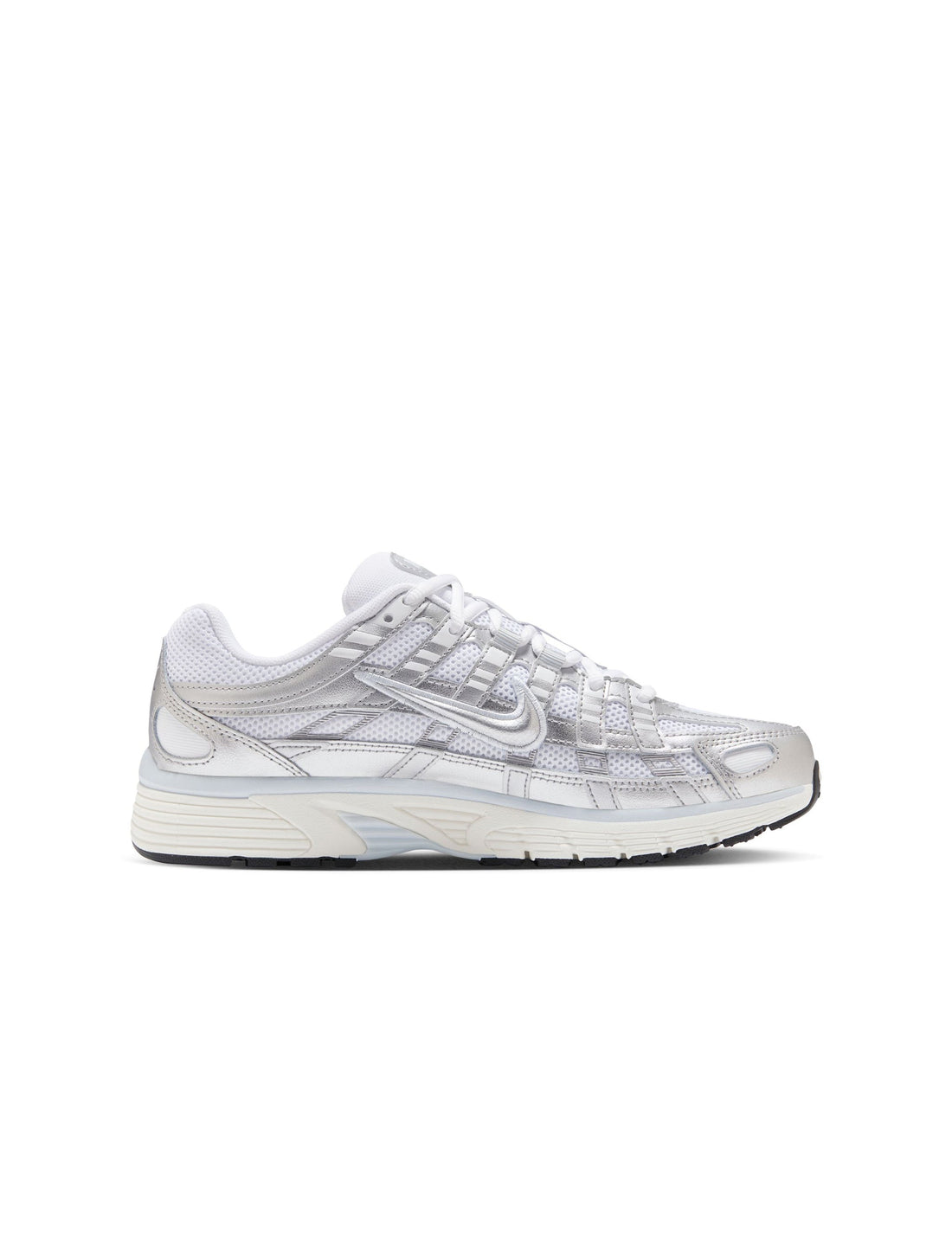 Nike Womens P-6000 - White/Metallic Silver by Denim Exchange