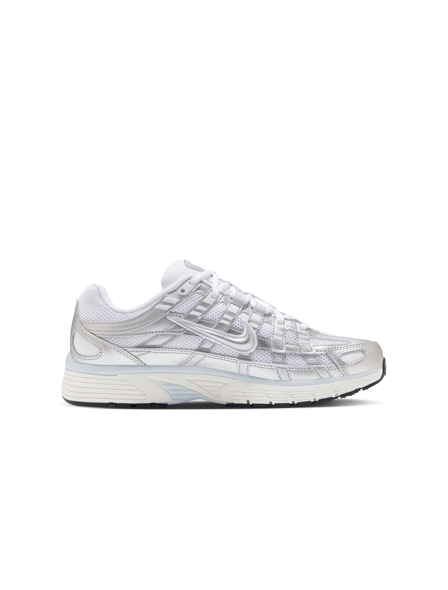 Nike Womens P-6000 - White/Metallic Silver by Denim Exchange