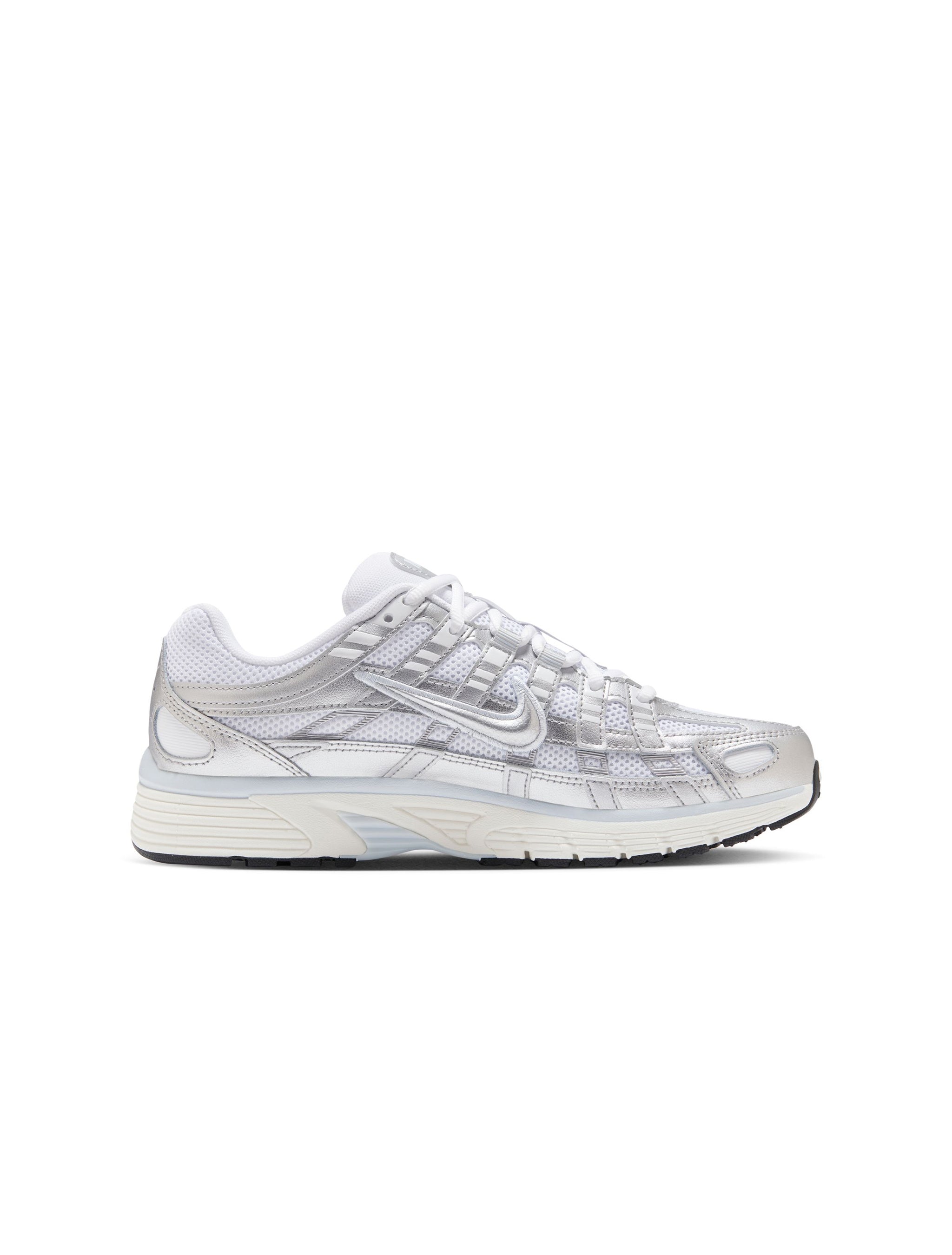 Nike Womens P-6000 - White/Metallic Silver by Denim Exchange