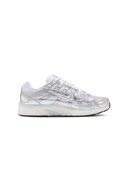 Nike Womens P-6000 - White/Metallic Silver by Denim Exchange
