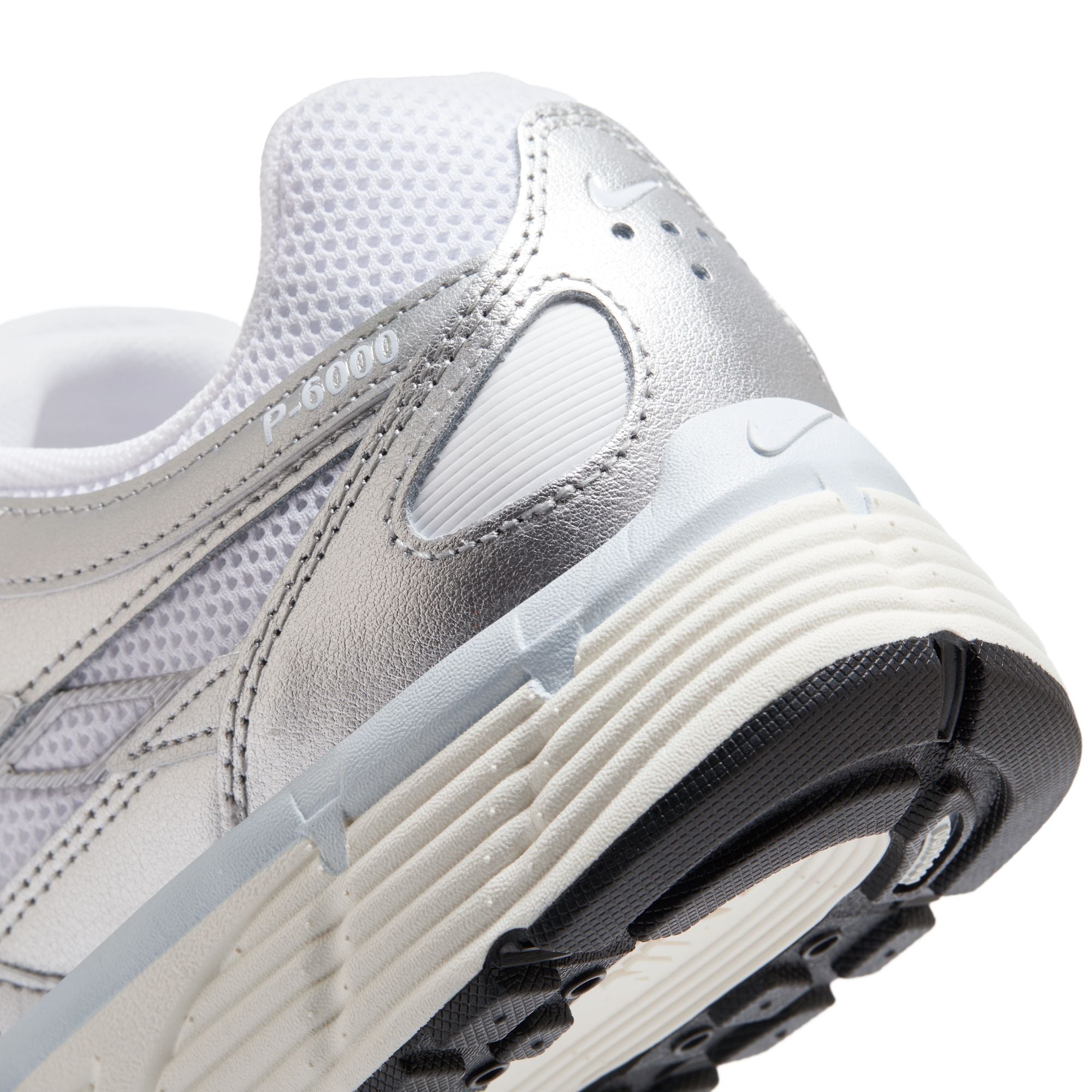 Nike Womens P-6000 - White/Metallic Silver by Denim Exchange