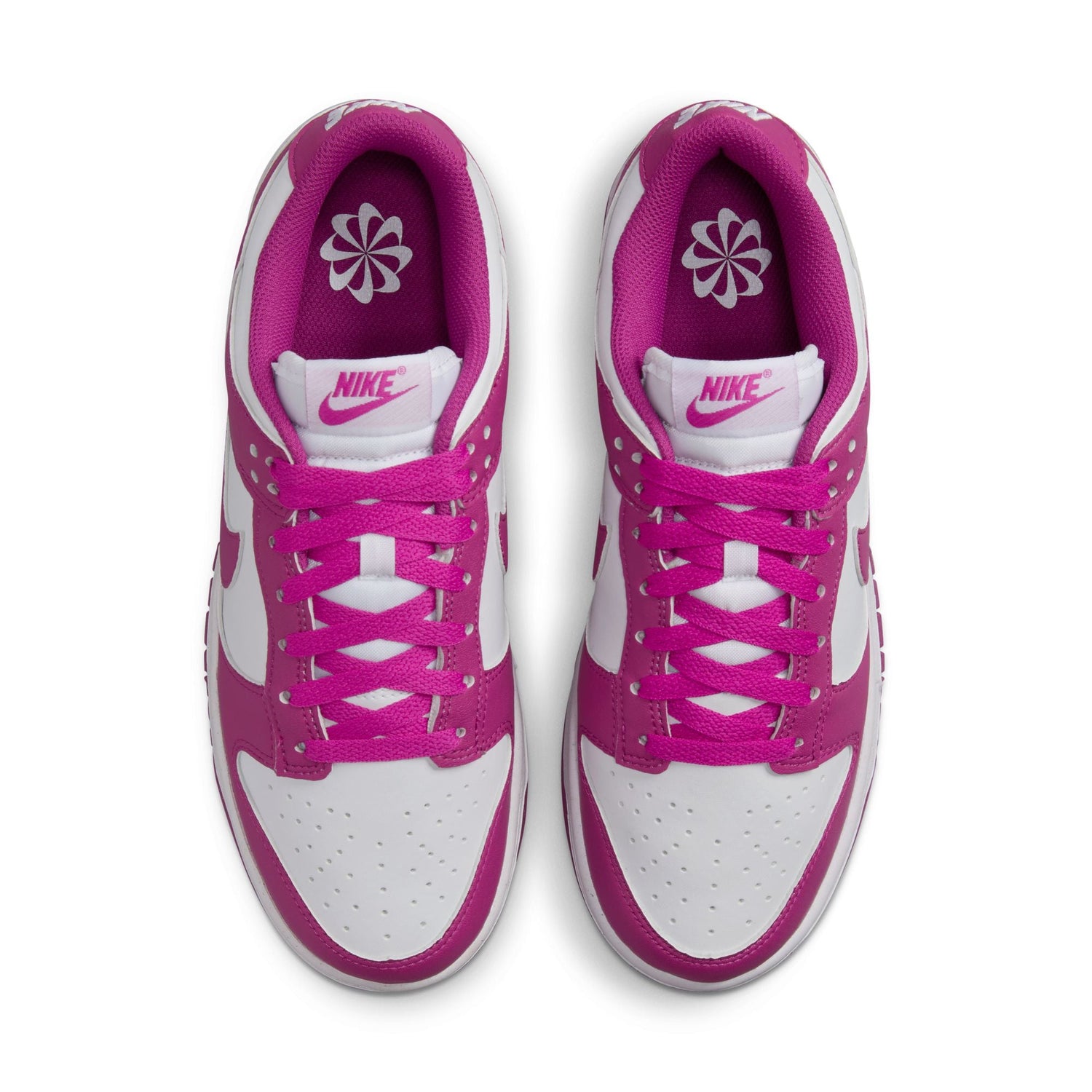 Nike Women’s Dunk Low - White/Hot Fuchsia by Denim Exchange