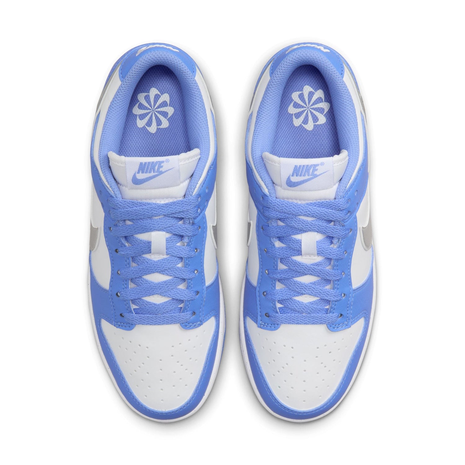 Nike Womens Dunk Low - Royal Pulse/Metallic Silver by Denim Exchange