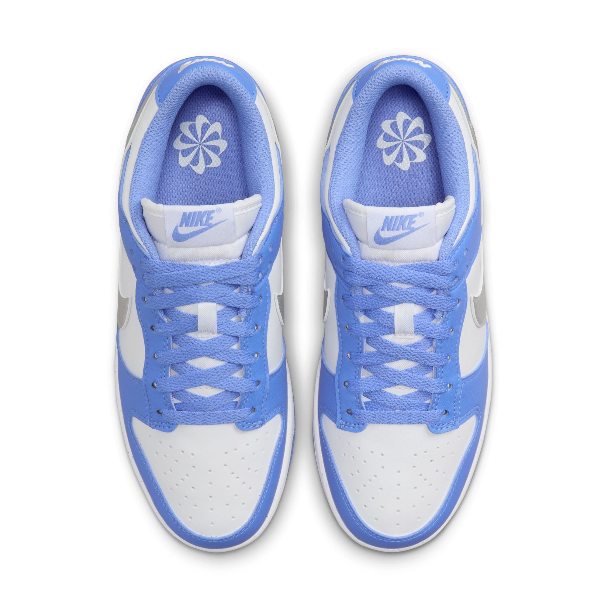 Nike Womens Dunk Low - Royal Pulse/Metallic Silver by Denim Exchange