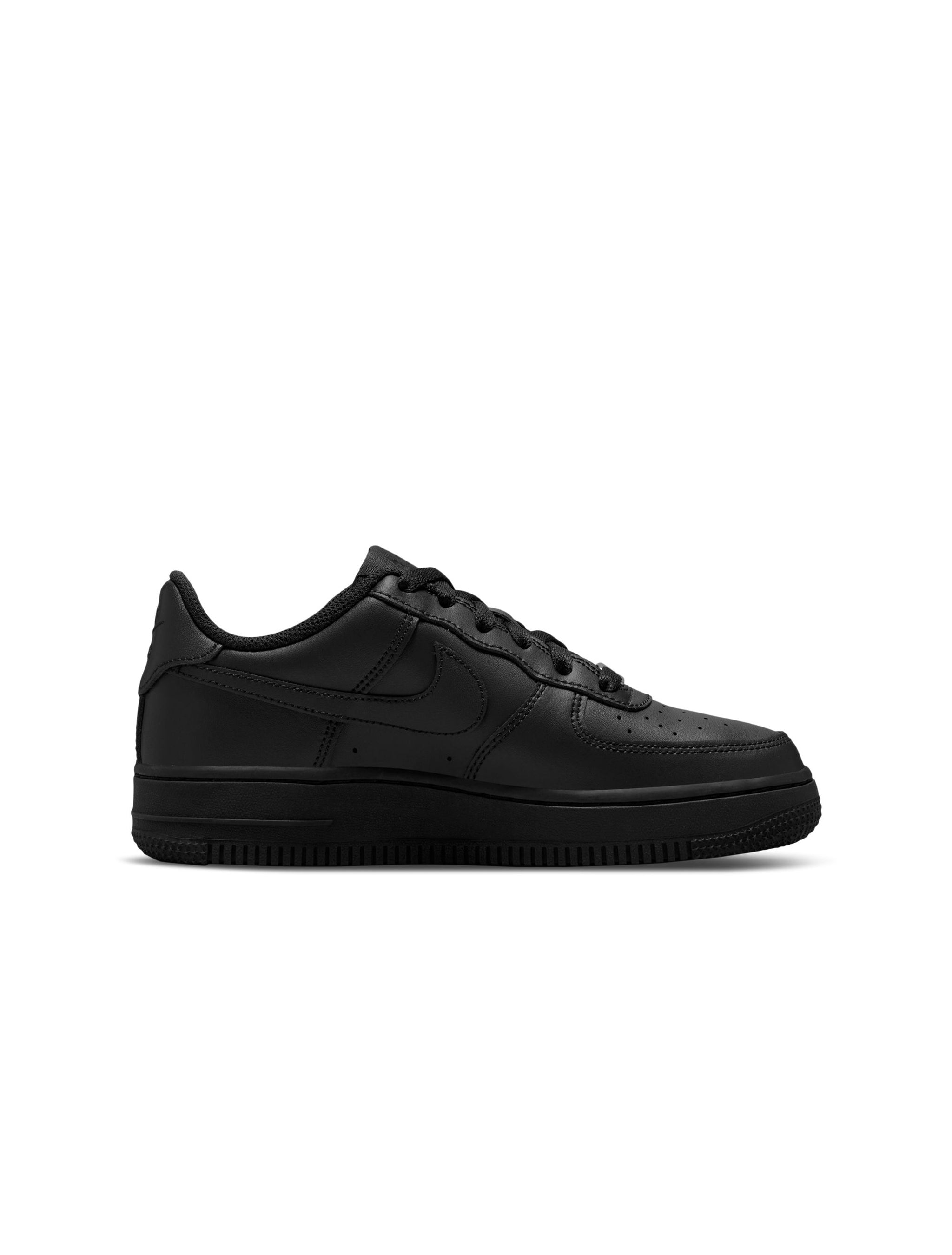 Nike Big Kids Air Force 1 Le - Black/Black by Denim Exchange