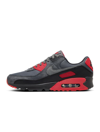 Nike Mens Air Max 90 - Grey/Red by Denim Exchange