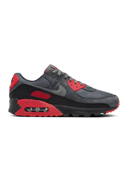 Nike Mens Air Max 90 - Grey/Red by Denim Exchange