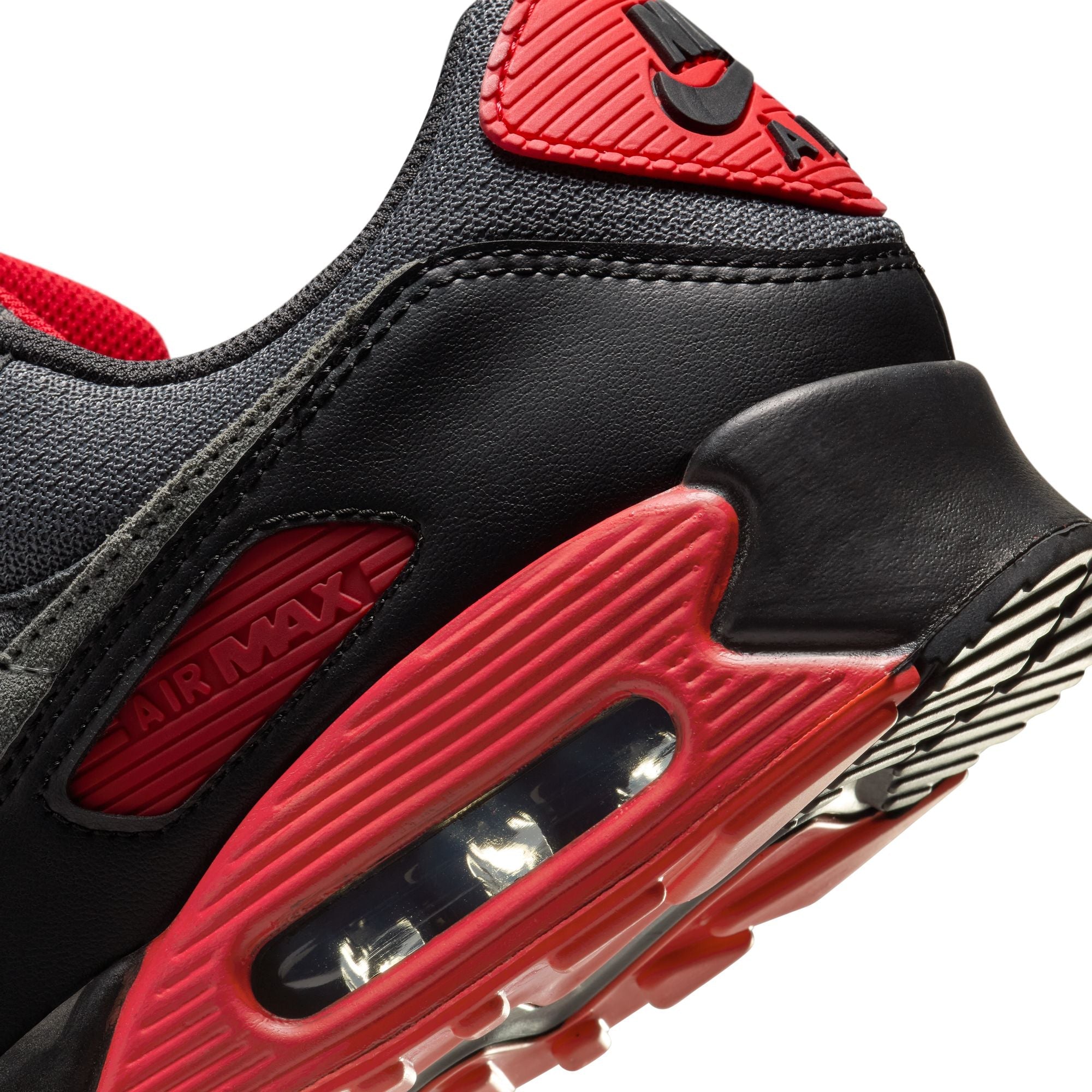 Nike Mens Air Max 90 - Grey/Red by Denim Exchange