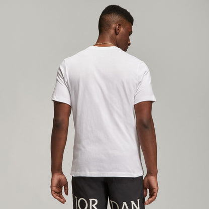 Air Jordan Mens Air Tee - White/Black by Denim Exchange