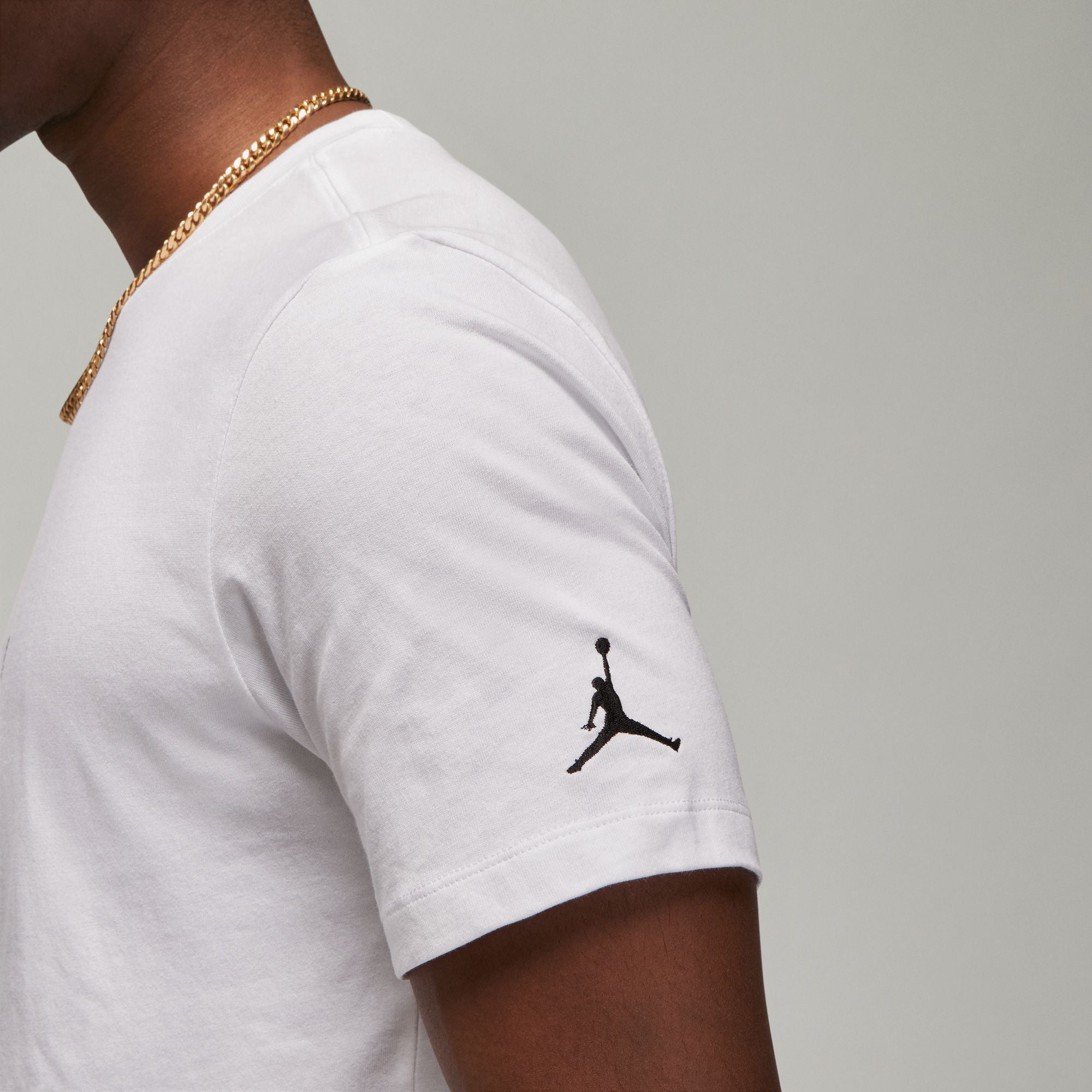 Air Jordan Mens Air Tee - White/Black by Denim Exchange