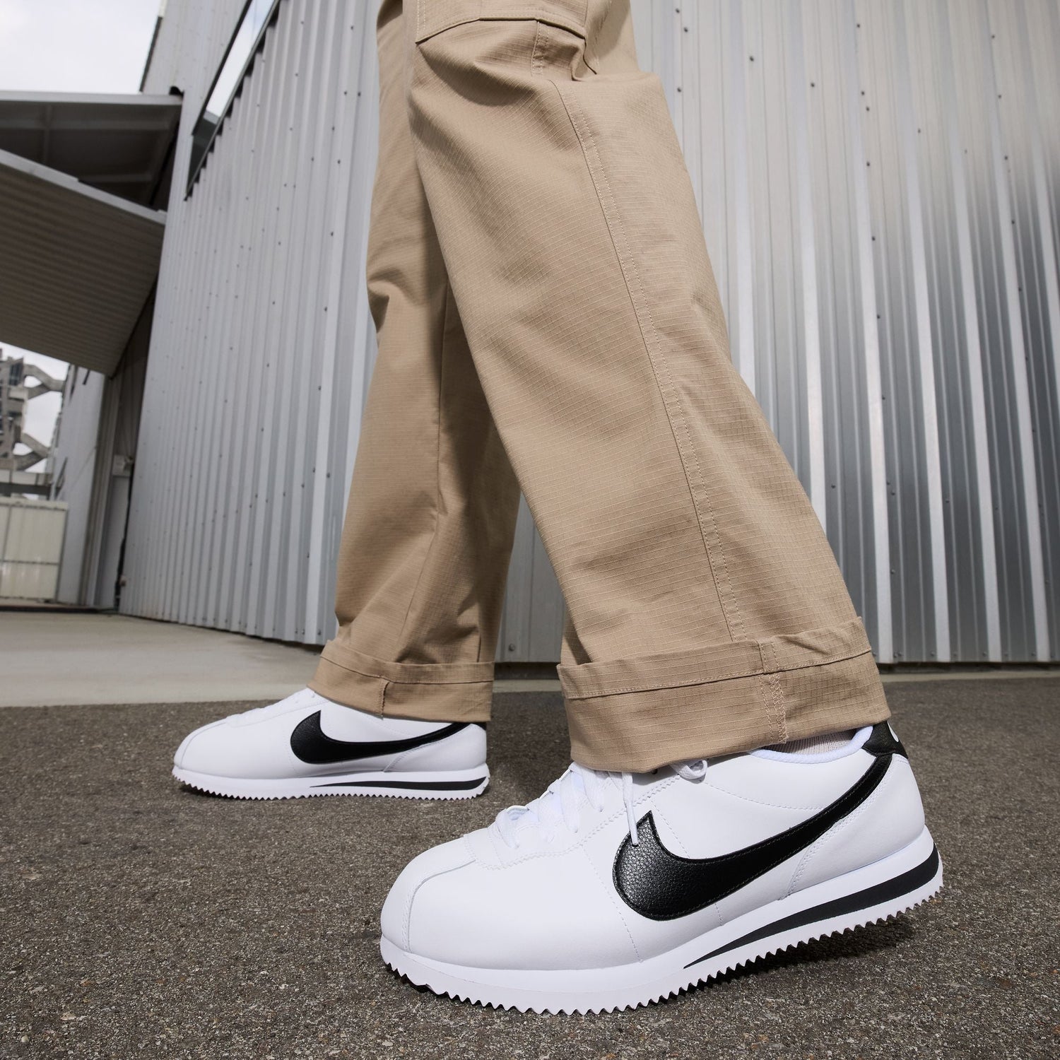Nike Mens Cortez - White/Black by Denim Exchange