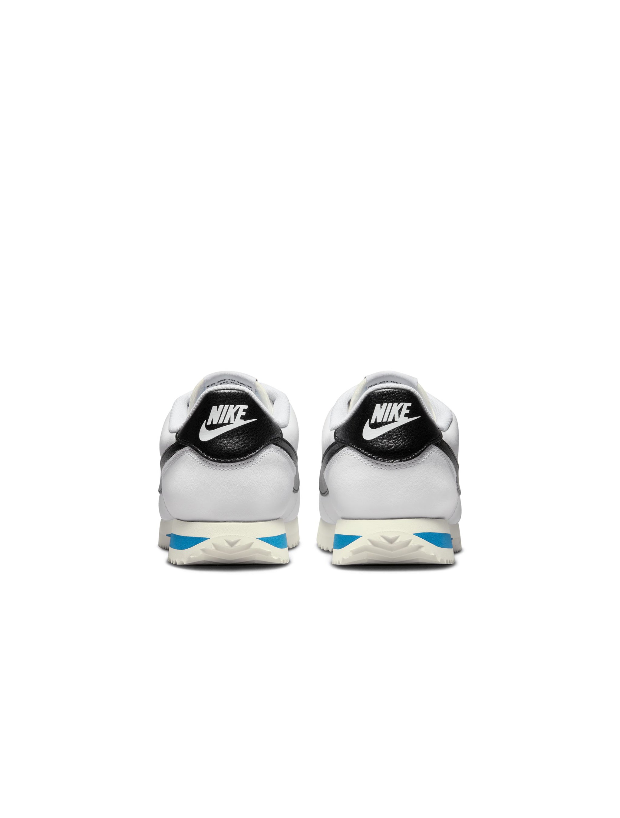 Nike Womens Cortez Leather - White/Black by Denim Exchange
