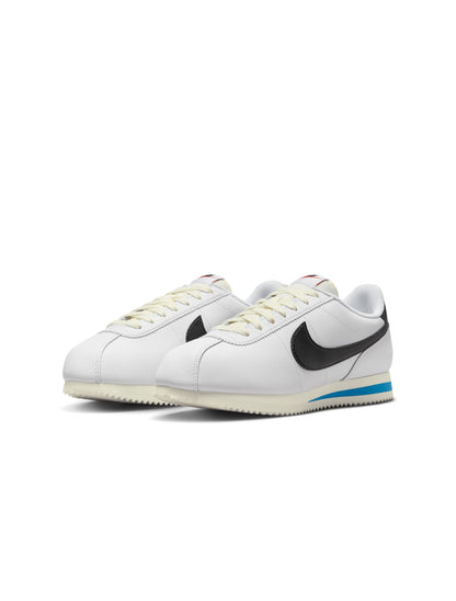 Nike Womens Cortez Leather - White/Black by Denim Exchange