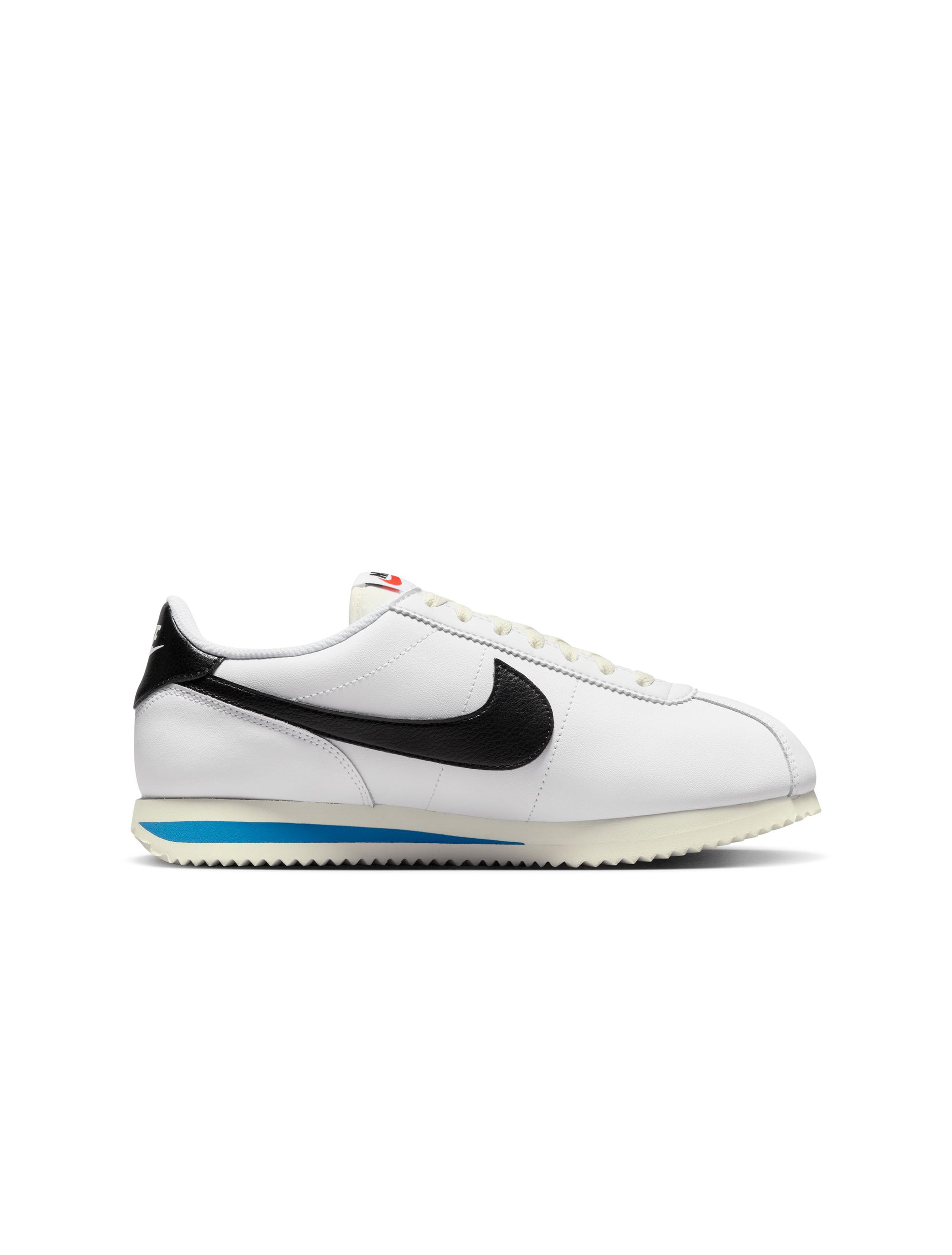 Nike Womens Cortez Leather - White/Black by Denim Exchange