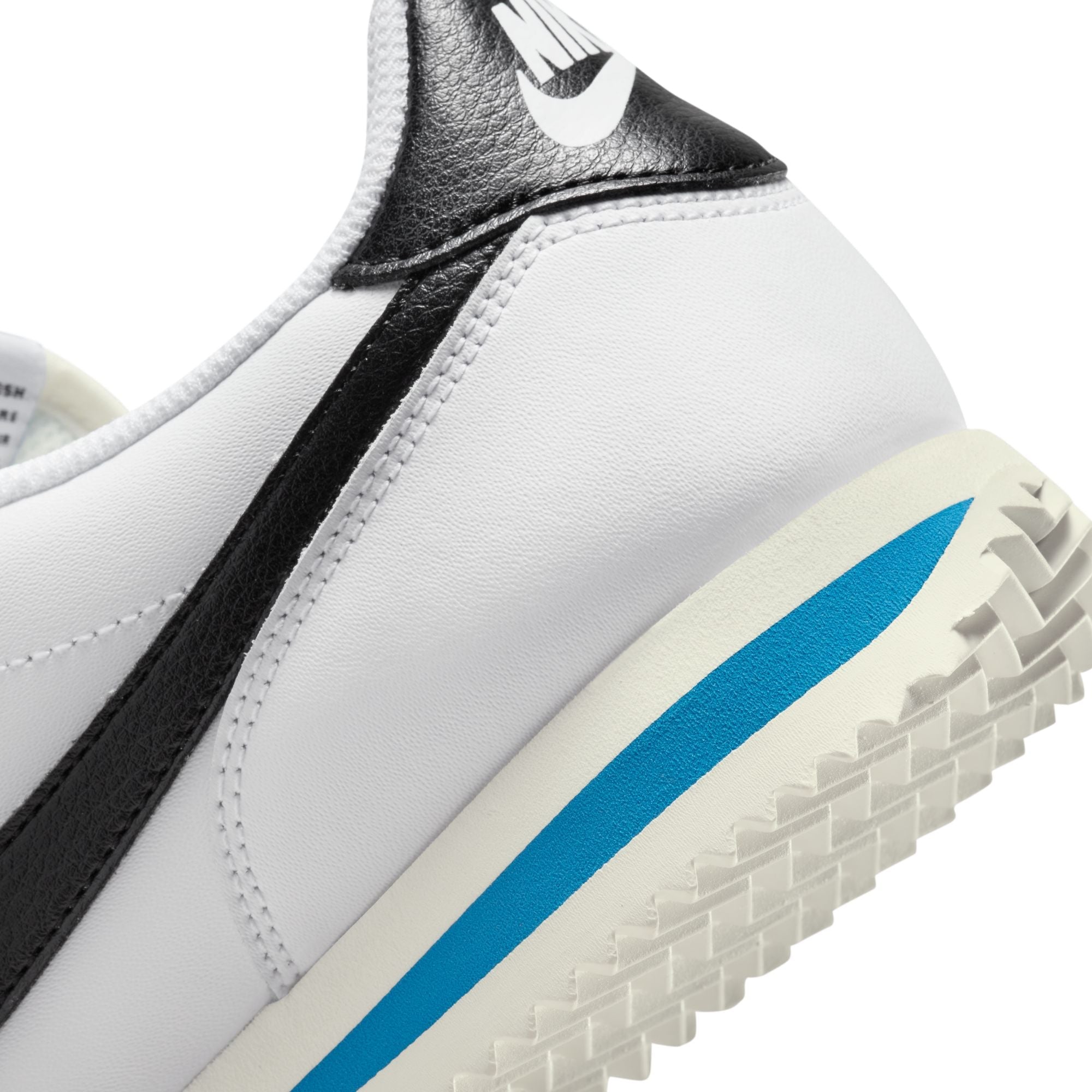Nike Womens Cortez Leather - White/Black by Denim Exchange