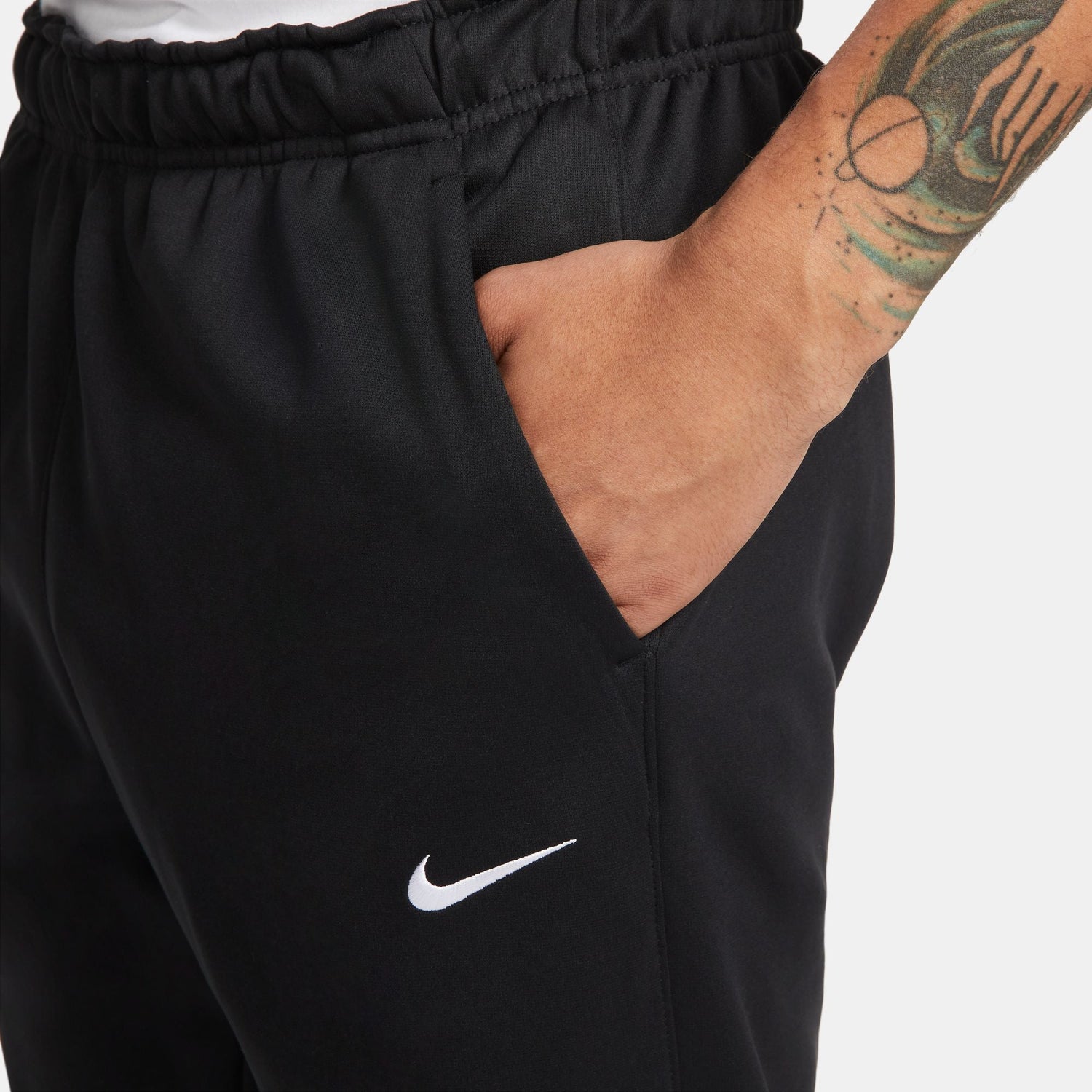 Nike Mens Therma Tapered Fitness Pants - Black by Denim Exchange