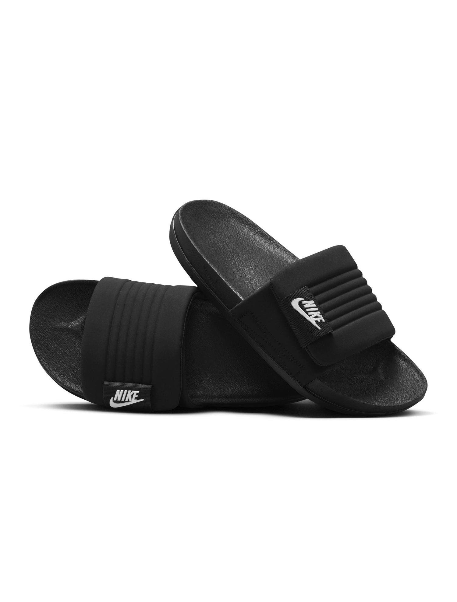 Nike Mens Offcourt Adjust Slides - Black by Denim Exchange