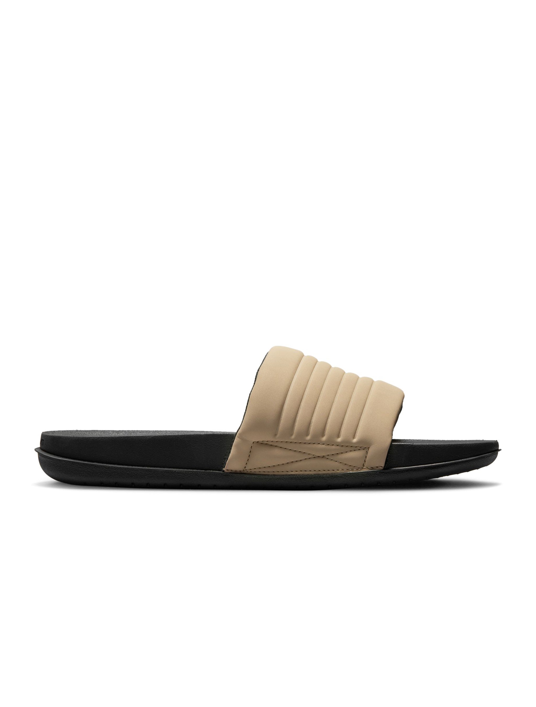 Nike Mens Offcourt Adjust Slides - Black/Khaki by Denim Exchange