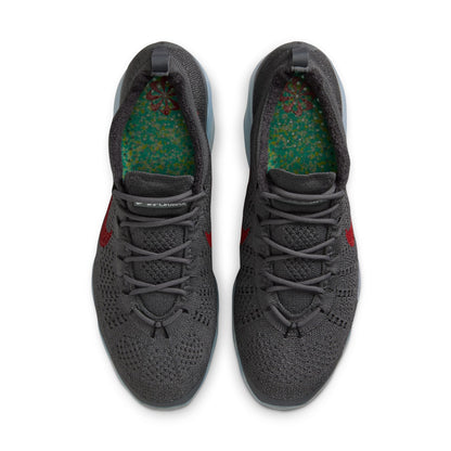 Nike Mens Air Vapormax 2023 Flyknit - Dark Grey/Gym Red by Denim Exchange