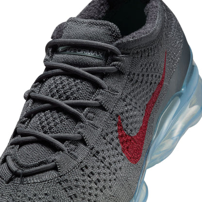 Nike Mens Air Vapormax 2023 Flyknit - Dark Grey/Gym Red by Denim Exchange