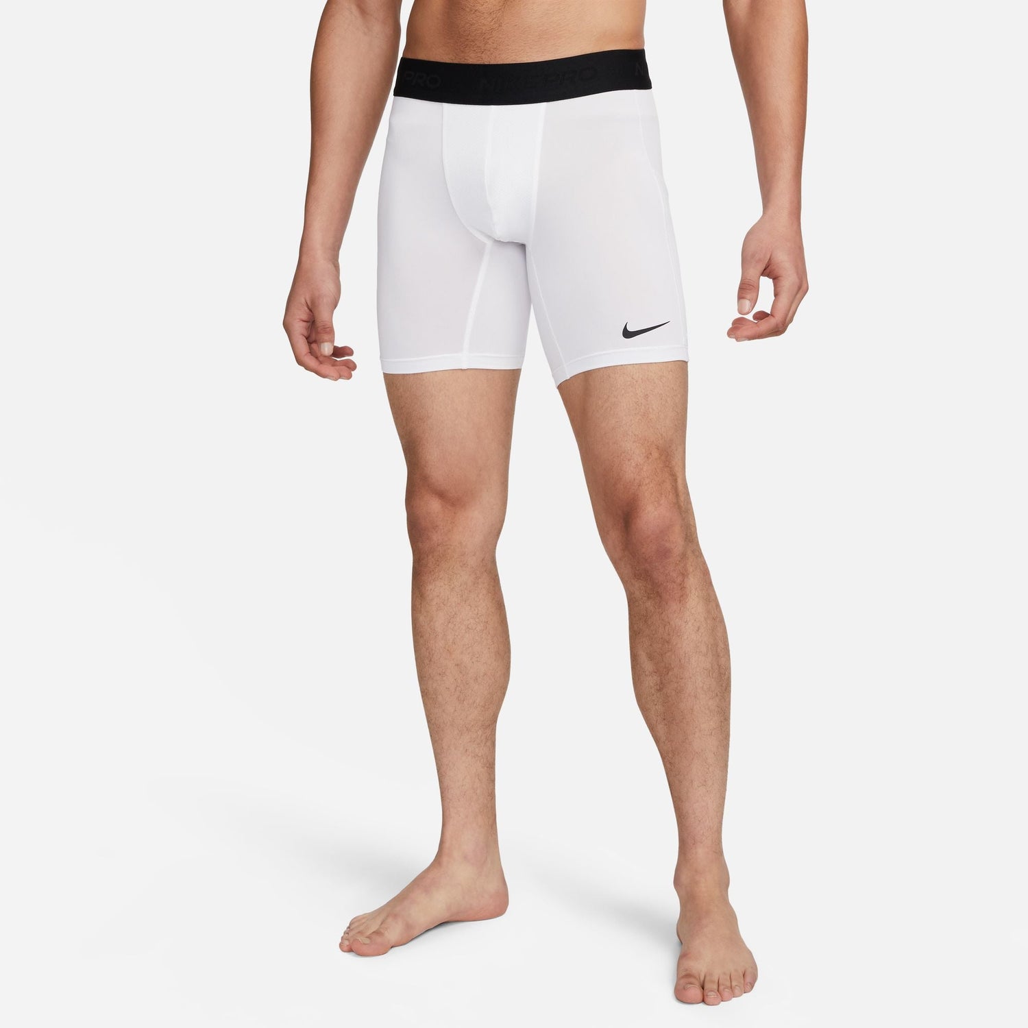Nike Mens Pro Workout Shorts - White by Denim Exchange