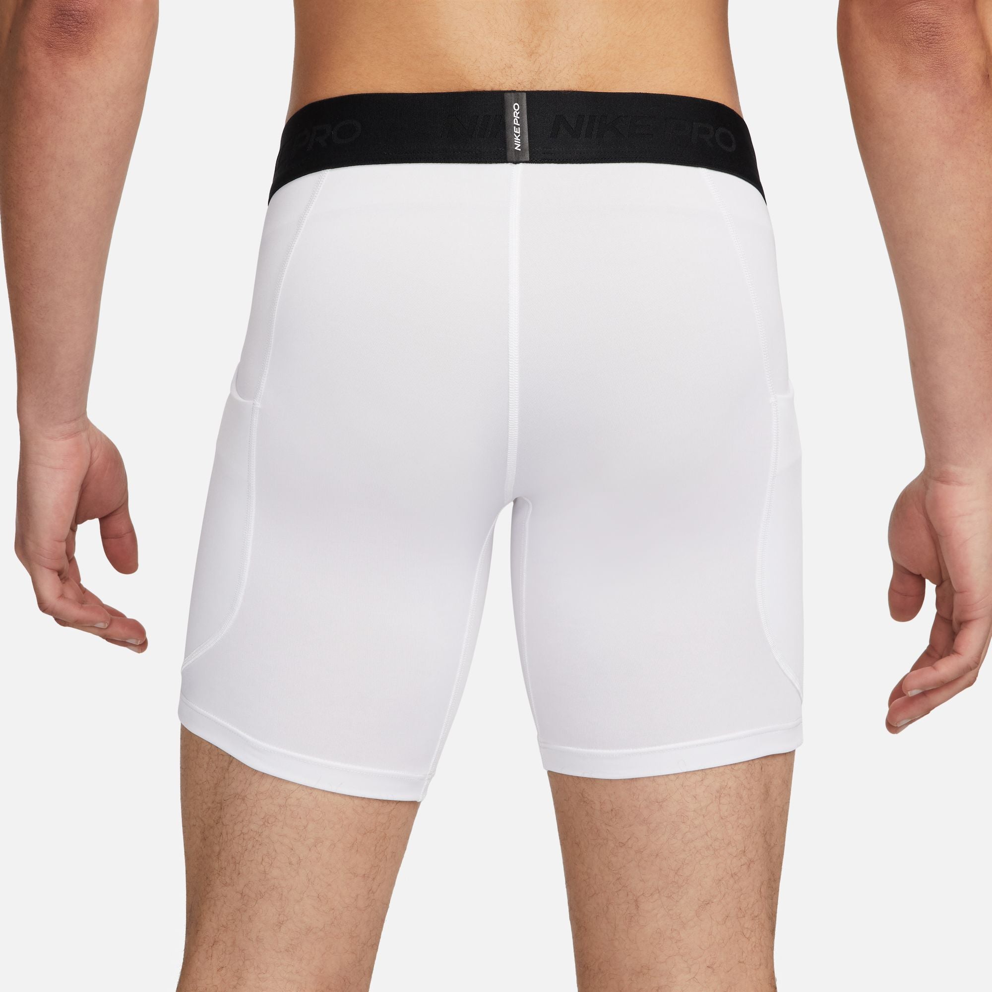 Nike Mens Pro Workout Shorts - White by Denim Exchange