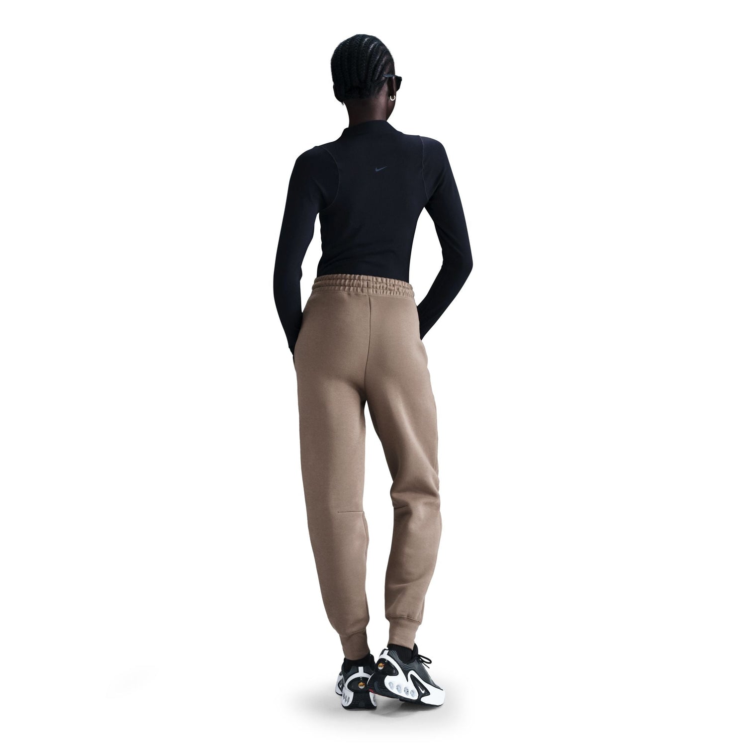 Nike Womens Sportswear Tech Fleece Jogger - Mink Brown/Black by Denim Exchange