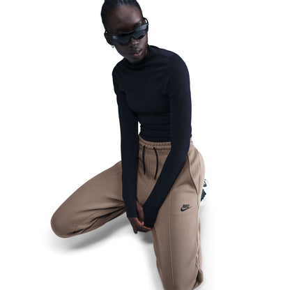 Nike Womens Sportswear Tech Fleece Jogger - Mink Brown/Black by Denim Exchange