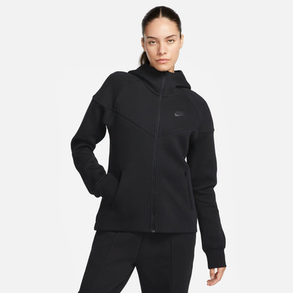 Nike Womens Sportswear Tech Fleece Hoodie - Black by Denim Exchange