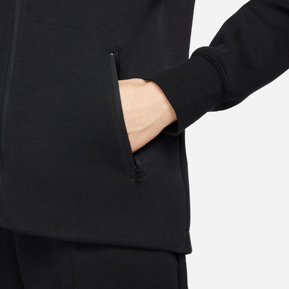 Nike Womens Sportswear Tech Fleece Hoodie - Black by Denim Exchange