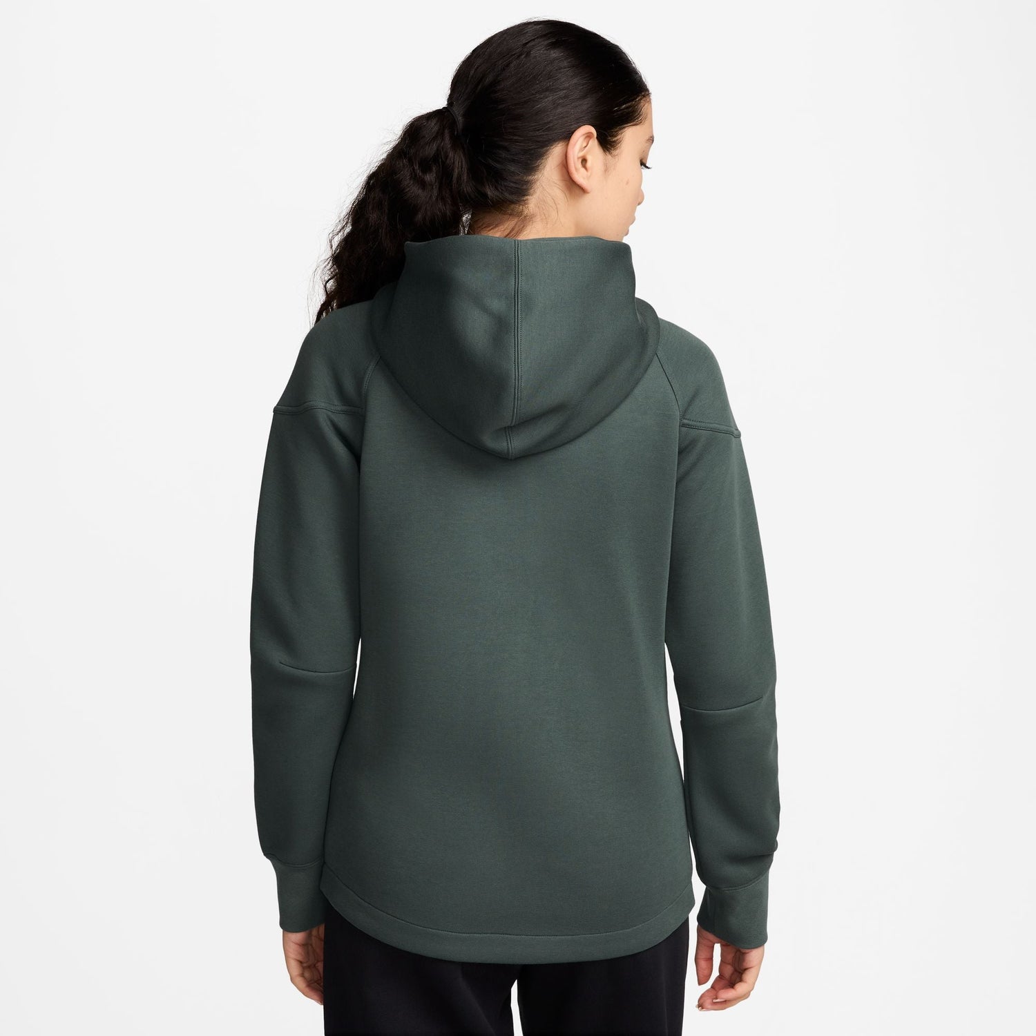 Nike Womens Sportswear Tech Fleece Windrunner - Vintage Green by Denim Exchange