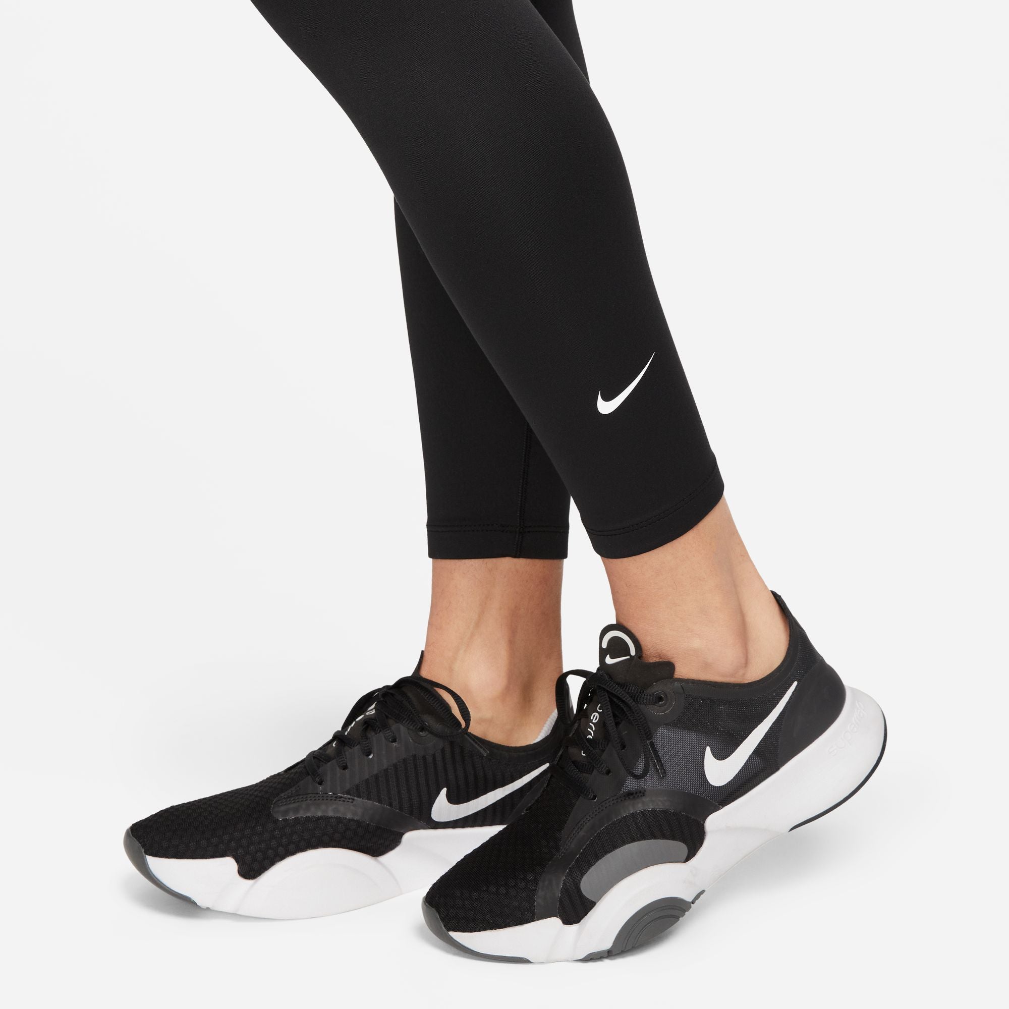 Nike Womens Therma-Fit One Leggings - Black/White by Denim Exchange