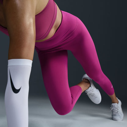 Nike Womens Therma-Fit One Hot Leggings - Fuchsia/White by Denim Exchange