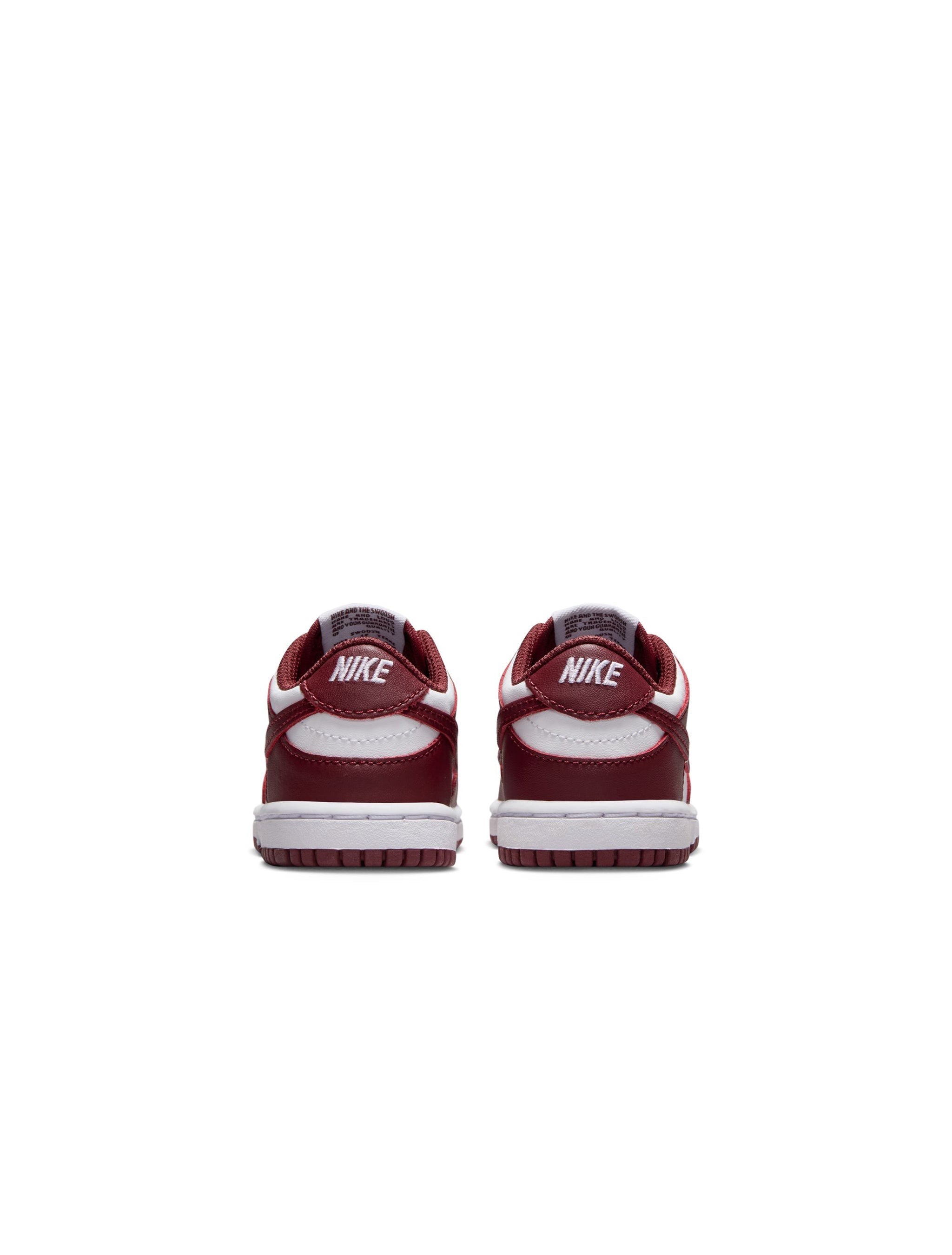 Nike (TD) Dunk Low - White/Redwood by Denim Exchange