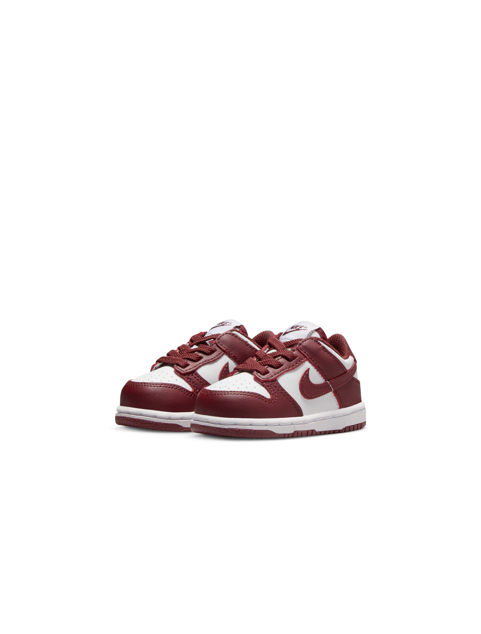 Nike (TD) Dunk Low - White/Redwood by Denim Exchange
