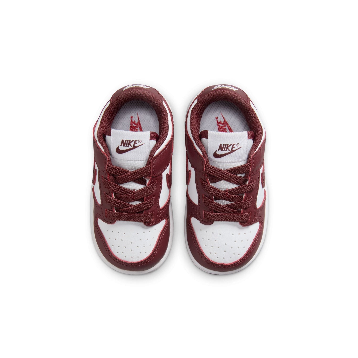 Nike (TD) Dunk Low - White/Redwood by Denim Exchange
