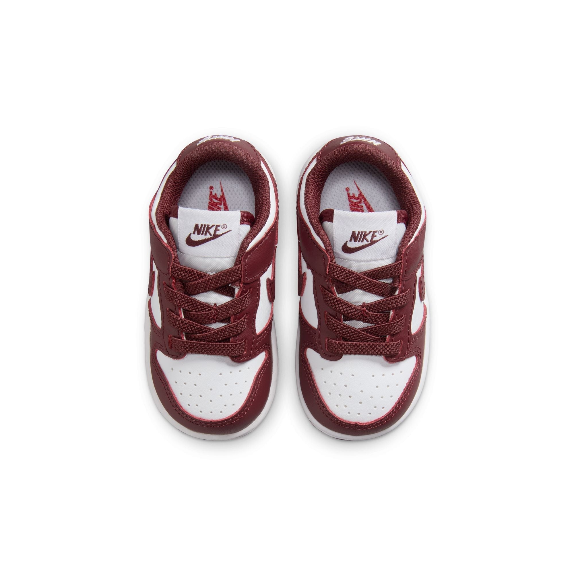 Nike (TD) Dunk Low - White/Redwood by Denim Exchange
