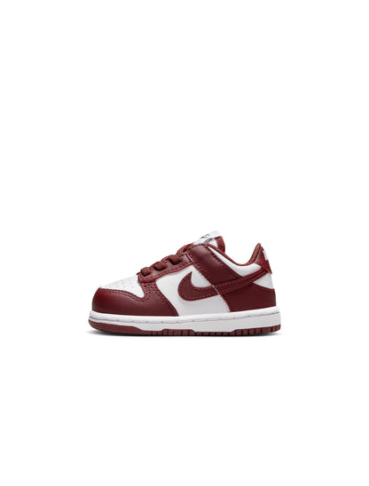 Nike (TD) Dunk Low - White/Redwood by Denim Exchange
