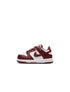 Nike (TD) Dunk Low - White/Redwood by Denim Exchange