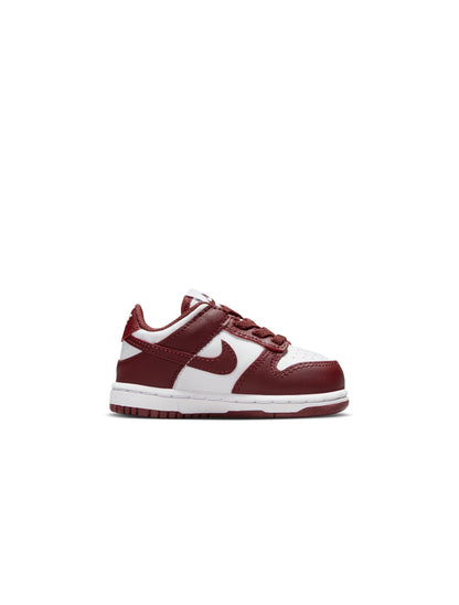 Nike (TD) Dunk Low - White/Redwood by Denim Exchange