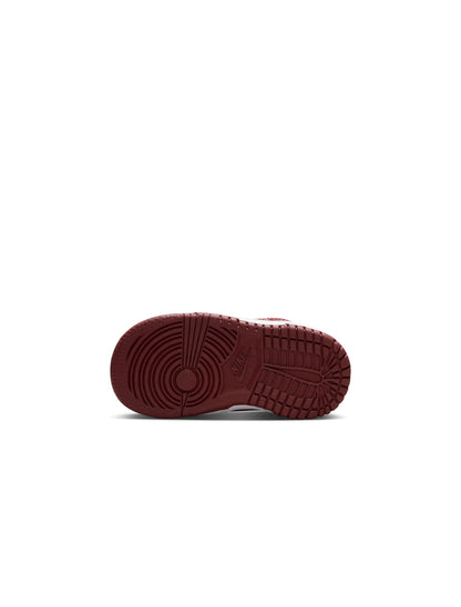 Nike (TD) Dunk Low - White/Redwood by Denim Exchange