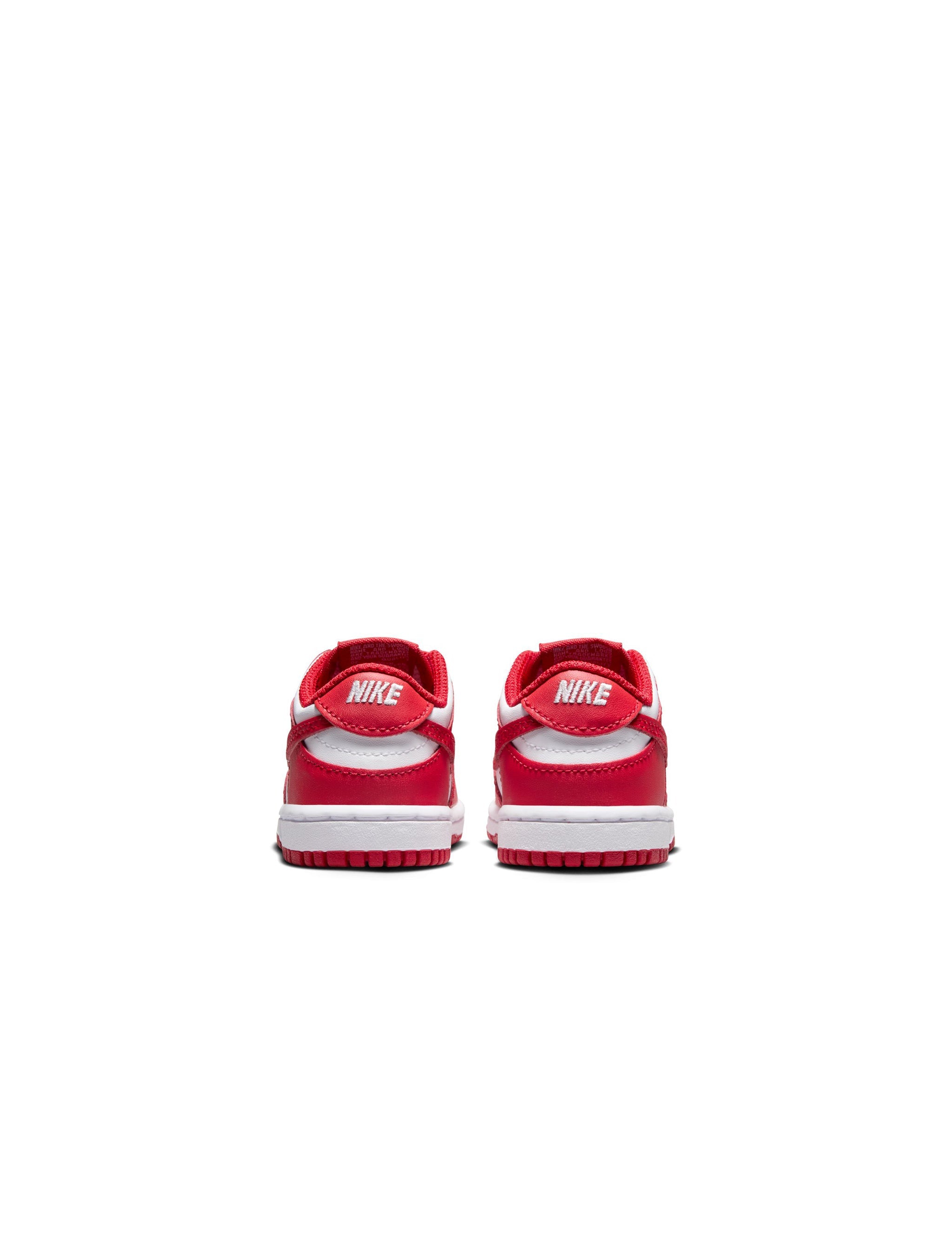 Nike (TD) Dunk Low - White/University Red by Denim Exchange