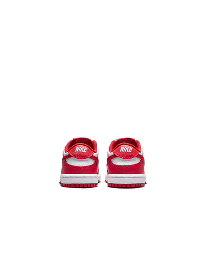 Nike (TD) Dunk Low - White/University Red by Denim Exchange