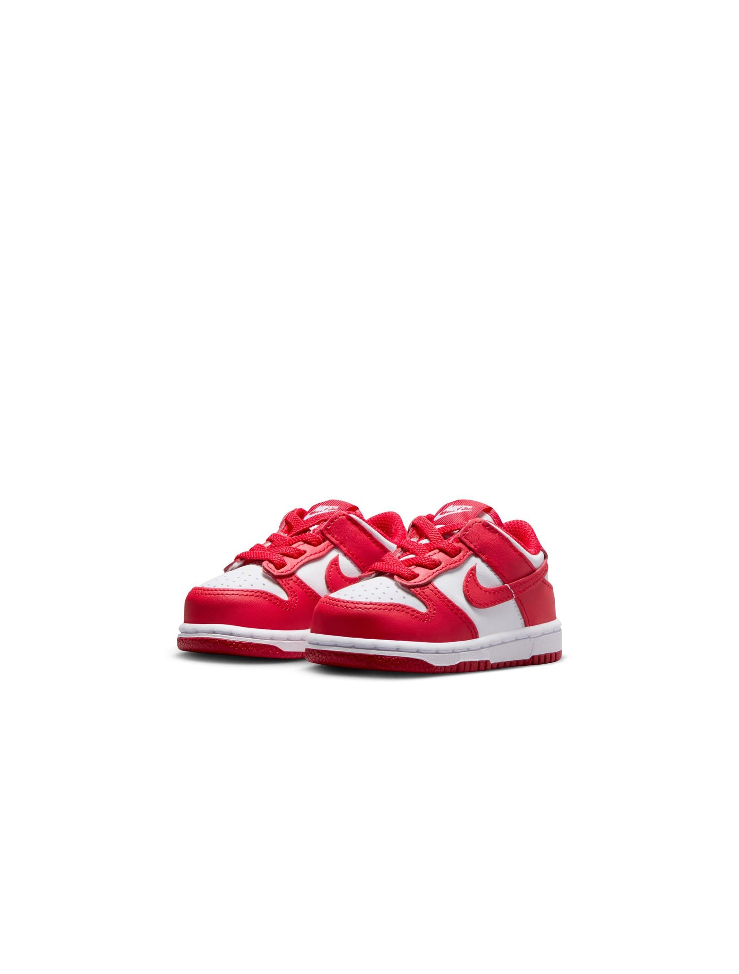 Nike (TD) Dunk Low - White/University Red by Denim Exchange