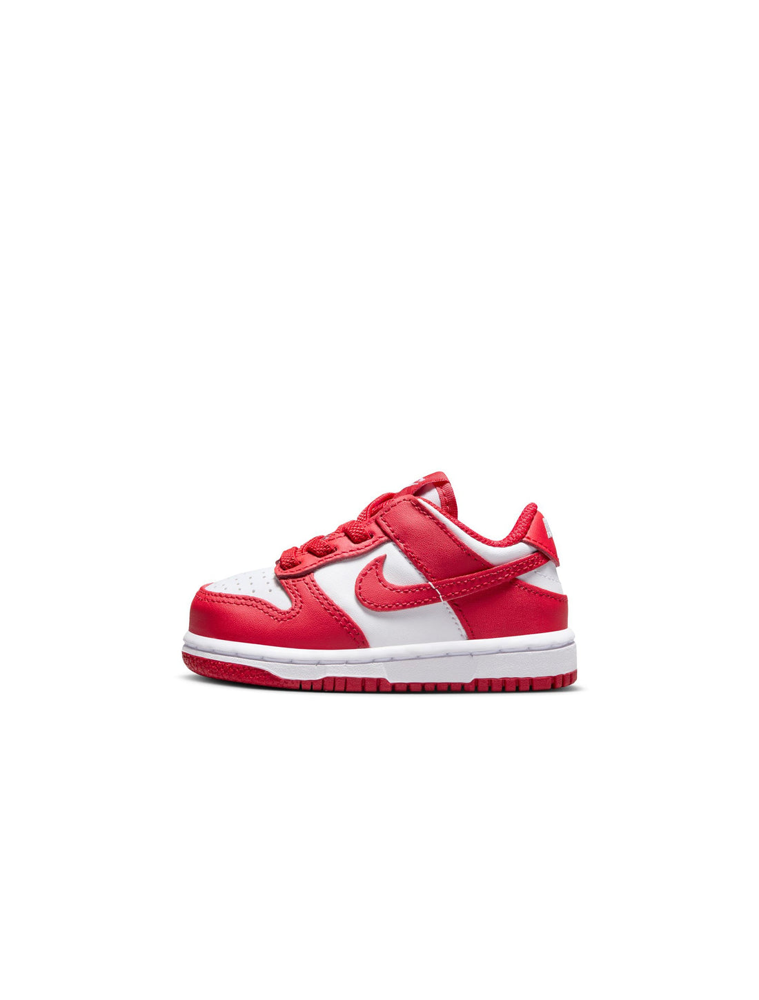 Nike (TD) Dunk Low - White/University Red by Denim Exchange