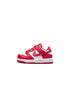 Nike (TD) Dunk Low - White/University Red by Denim Exchange