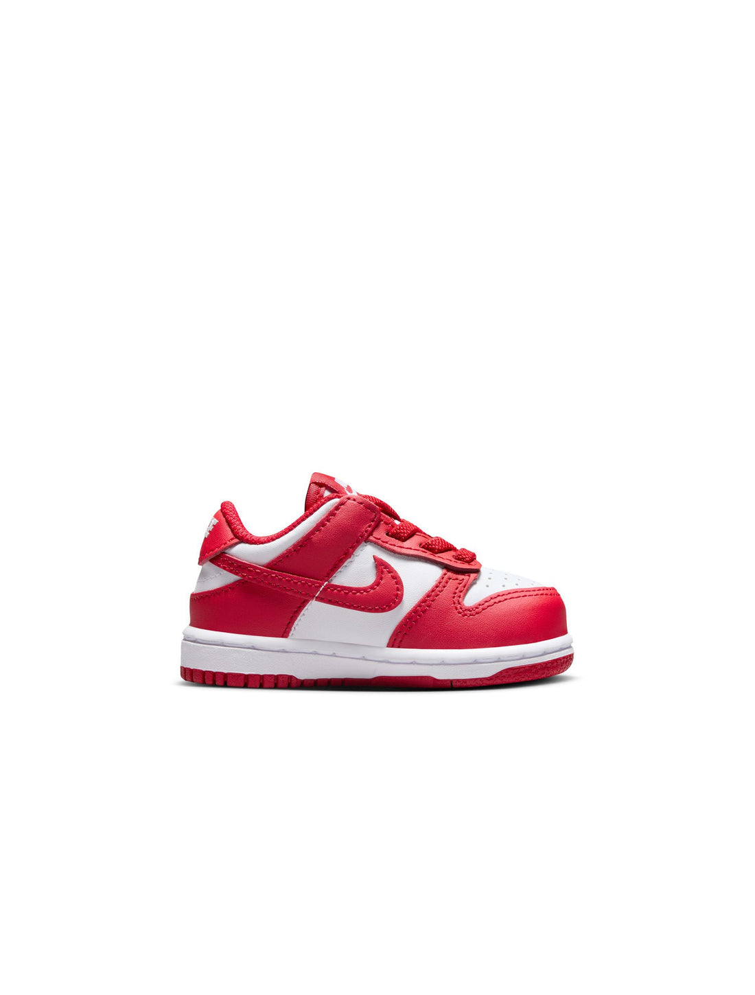 Nike (TD) Dunk Low - White/University Red by Denim Exchange