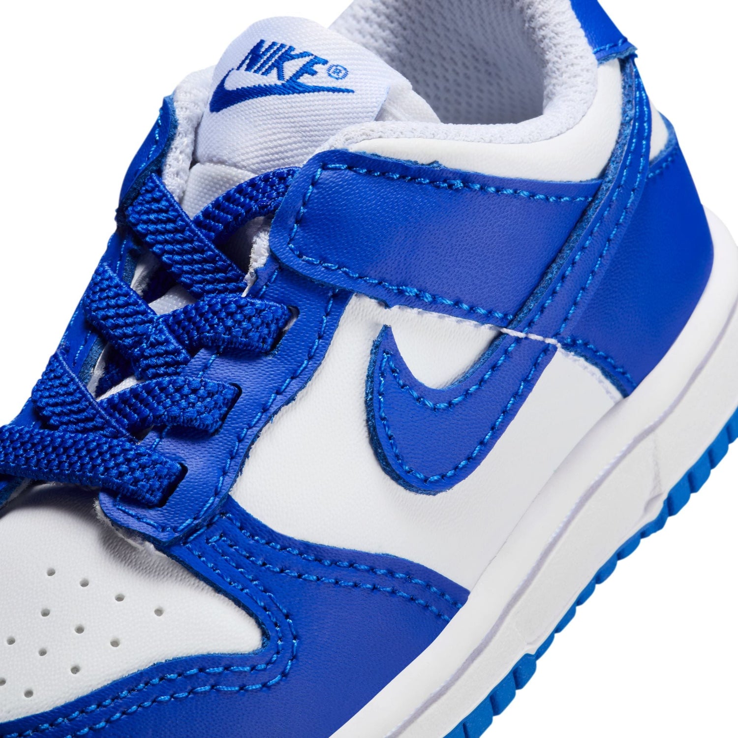 Nike (TD) Dunk Low - White/Hyper Royal by Denim Exchange