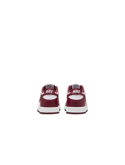Nike (PS) Dunk Low - White/Redwood by Denim Exchange