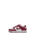Nike (PS) Dunk Low - White/Redwood by Denim Exchange